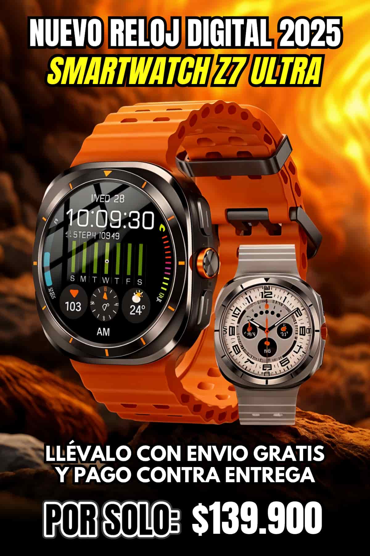 RELOJ INTELIGENTE Z7 ULTRA MEGA OFERTA