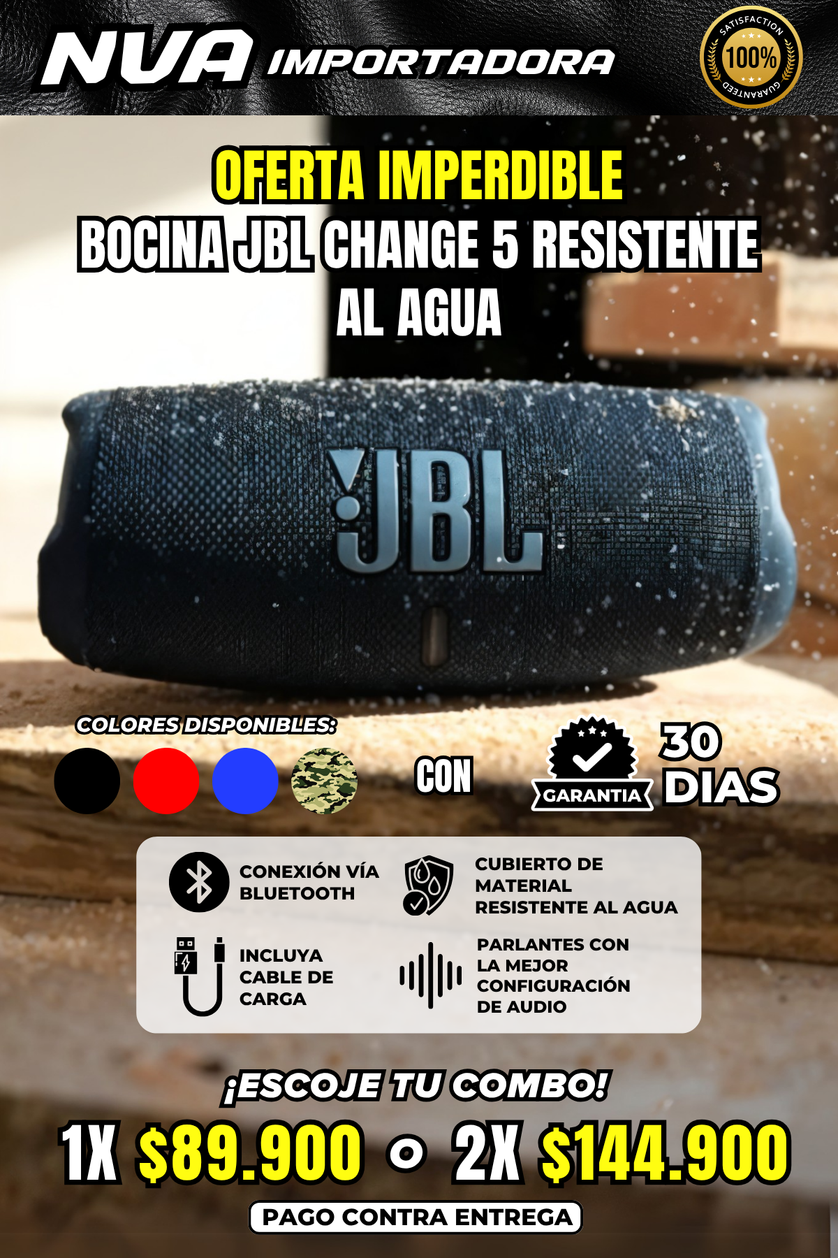 BOCINA JBL CHANGE 5 A UN PRECIO ESPECIAL