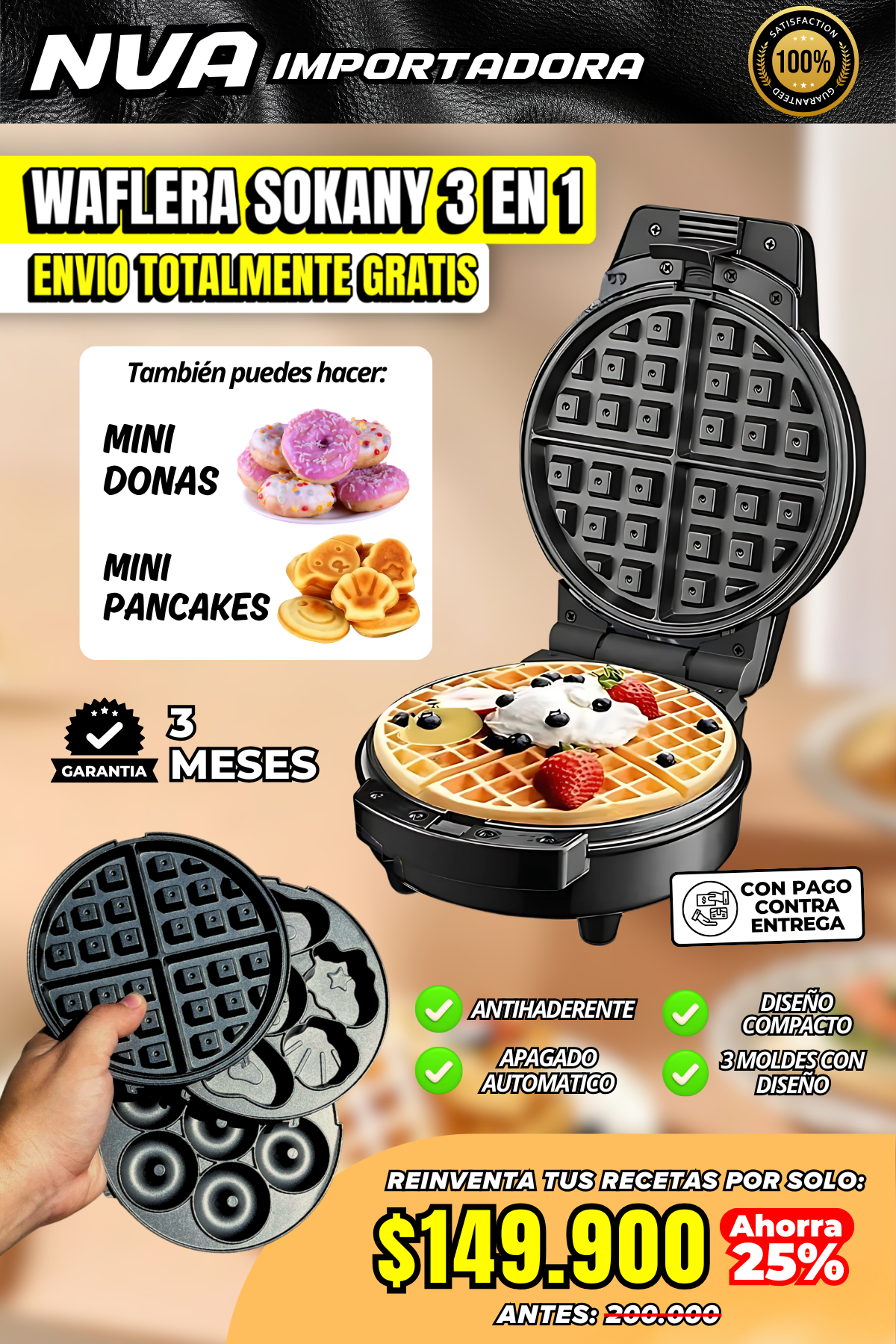 WAFLERA SOKANY 3 EN 1