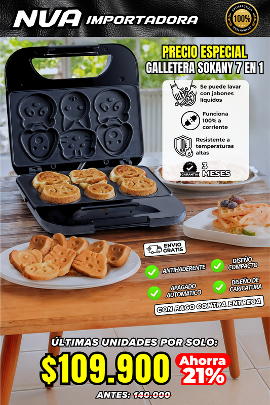 MAQUINA DE HORNEAR GALLETAS SOKANY