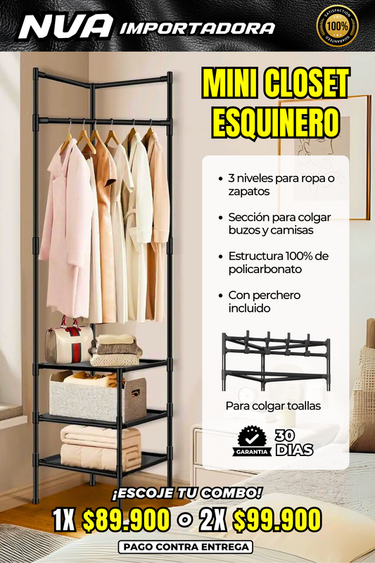 MINI CLOSET ESQUINERO EN OFERTA