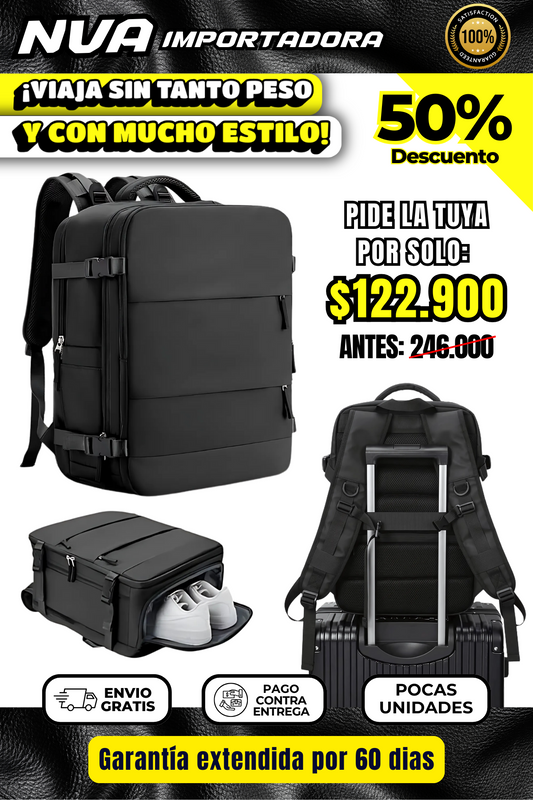 MOCHILA DE VIAJE MULTIUSOS ¡PRECIO ESPECIAL!.