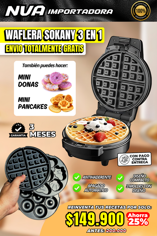 WAFLERA SOKANY 3 EN 1